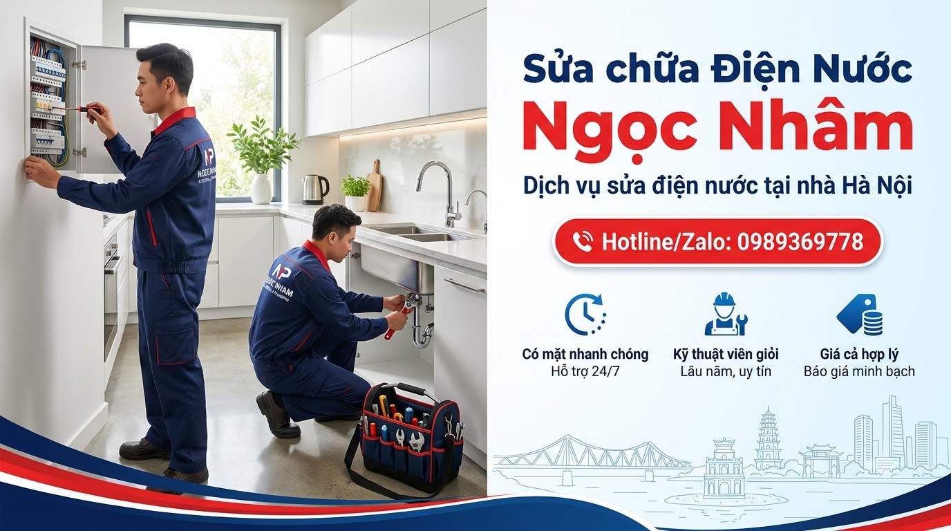 thợ sửa điện nước tại chùa láng